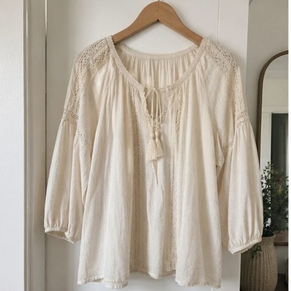 Lilac Ruffle Blouse
